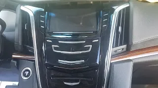 How to Remove Radio / Navigation / Touch Screen from Cadillac Escalade 2015 for Repair.