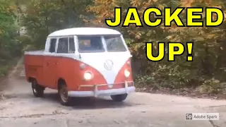 How to jack up a split window VW bus, the EASY way!