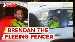 Fleeing fencer gives A Current Affair a spray | A Current Affair