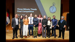 Three Minute Thesis (3MT) Final Competition - 2024