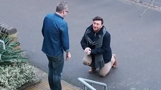 Peter's amazing proposal - best British gay proposal ever! (Oxford, UK)