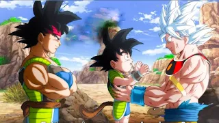 en francais Le roi Goku rencontre ses parents Bardock et Jin pour la première fois