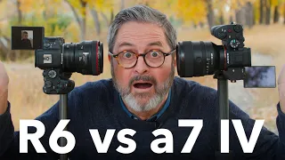 Sony a7 IV vs Canon R6 Hands On Camera Comparison