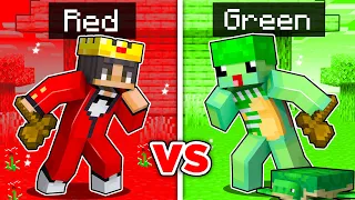 Using Only ONE COLOR In Minecraft!