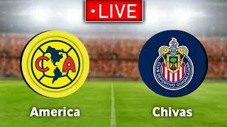 Club America Vs Chivas Guadalajara 2ND Half En Vivo🔴