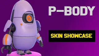 Fall Guys Skin Collection - P-Body (Portal 2) (SHOWCASE)