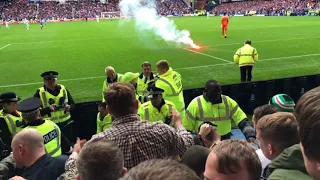 CELTIC FANS PARTY AT IBROX