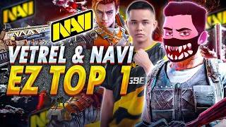 ТОП 1 - Vetrel с NAVI PUBG Mobile Вынесли Весь Сервер