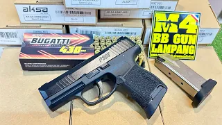 P365 SIG SAUER ทดสอบปืนแบลงค์กันใหม่ล่าสุดจากค่าย AKSA ARMS ปืนยิงเสียงปล่าวปืนจำลองประเภทสิ่งเทียม