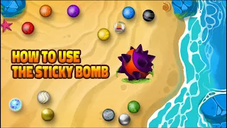 How to use the Sticky Bomb in Woka Woka