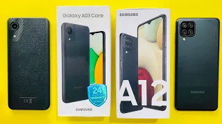 Samsung Galaxy A03 Core vs Samsung Galaxy A12 128 GB