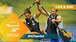 Day 3: Heats, Semis, Finals / 2023 ICF Canoe-Kayak Sprint Junior & U23 World Championships Auronzo