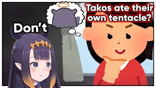 Mama'nis questions if Takodachi ate its own tentacle?