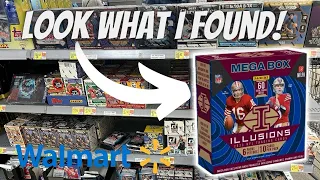 🚨LOOK WHAT I FOUND AT WALMART! 2023 ILLUSIONS 🏈 MEGA BOX REVIEW! ARE THESE WORTH $50? 🤯