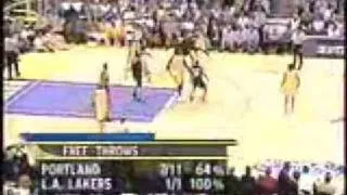 2000 NBA Playoffs: Blazers at Lakers , Gm 5 -part 1/11