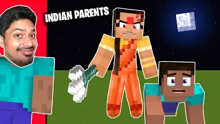 Angry INDIAN PARENTS in Minecraft