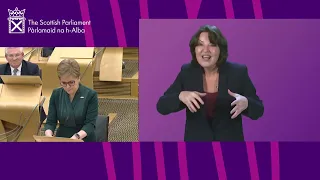 First Minister's Questions (BSL) - 3 March 2022