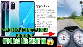 OPPO A92 SULIT NGA BANG PANG MOTO VLOGGING ..