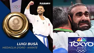 Luigi Busa of Italy Won Gold Medal in Men's 75kg Kumite in Olympic 2020 |React After Won Gold Medal