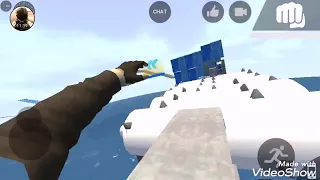 Jogando modo parkour que eu fiz no LAC