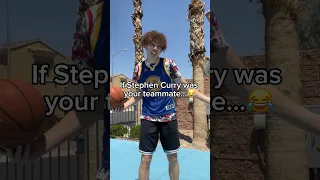 If Stephen Curry was your teammate…😂#shorts #basketball #stephencurry