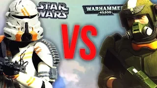 ЭТО СЛУЧИЛОСЬ! WARHAMMER VS STAR WARS! ► Men of War: Star Wars Mod Battle Simulator