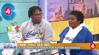 Daytime Buffalo: I See, You See Inc. | A coloring textbook for Autism awareness