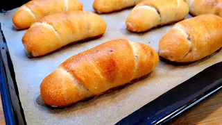 Ich kaufe kein Brot mehr! Neues perfektes Rezept für schnelles Brot in 5 Minuten Flauschige Brötchen