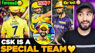 MS Dhoni's Farewell at Kolkata 🥲| Rahane's 71 of 29 💀| CSK vs KKR