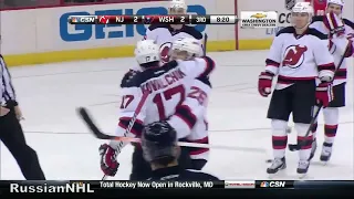 Ilya Kovalchuk's 5 on 3 goal vs Capitals (21 feb 2013)