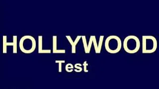 Hollywood test TV