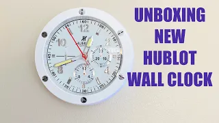 UNBOXING!!! My New Hublot Wall Clock!