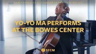 Yo-Yo Ma Performs at The Bowes Center