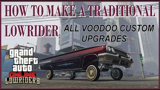 Gta5 Online HOW TO MAKE A TRADITIONAL STYLE LOWRIDER!! All Upgrades Show Case Criminal Enterprises