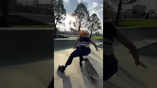 Lucky Skater Girl at SkatePark 🛹 @ariannanammour #shorts