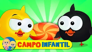 Aventuras de un Caramelo y Patitos - Diversión para Niños | Campo Infantil