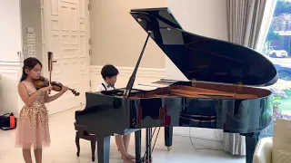 PACHELBEL CANON IN D - VIOLIN & PIANO by Hong Zhi & Zara