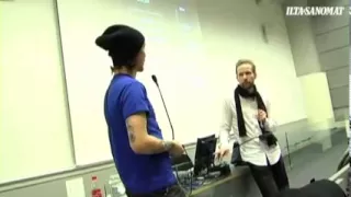 Ville Valo's lecture at the University of Helsinki(Finland) 14.01.2009