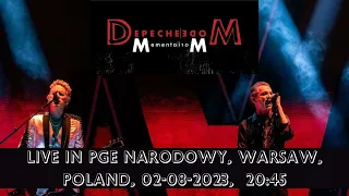 Depeche Mode - Live in PGE Narodowy, Warsaw, Poland, 02-08-2023, 20:45