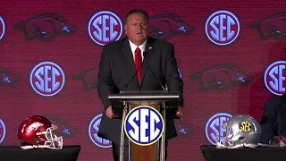 HawgBeat | Sam Pittman takes the stage at 2021 SEC Media Days