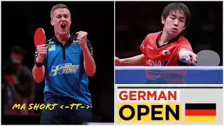 NIWA Koki - KARLSSON Mattias @ German Open 24/03/2018 (private video HD)