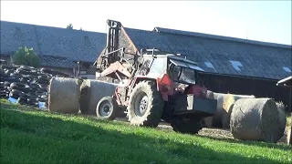 Zetor Crystal 8111   stohování balíků