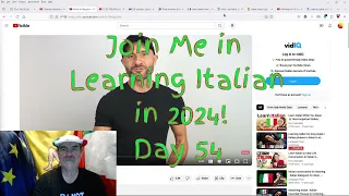 My Quest to Learn Italian:  Day 54