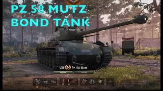 WOT - Panzer 58 Mutz For 8,000 bonds Is It Worth It? | World of Tanks