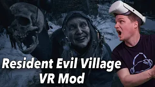 Resident Evil Village with VR Mod! Great, but you need a strong stomach! Tutorial + Gameplay