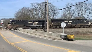 RARE Railroad Crossing Bypass Road!  How To Avoid Trains!  5 Trains, CSX & Norfolk Southern In Ohio