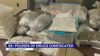 65+ pounds of drugs confiscated in Gibson County