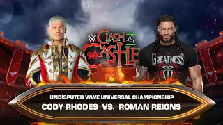 Cody Rhodes vs. Roman Reigns - Undisputed WWE Universal Championship Extreme Rules Match