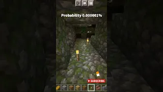 Minecraft probability 0.000001😱#viral #short #famous #minecraft #probability #bestmoments #spawning