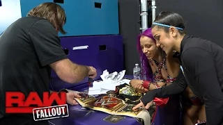 Sasha Banks gets her new Raw Women's Championship customized: Raw Fallout, Nov. 28, 2016
